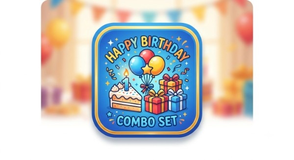Happy Birthday combo set